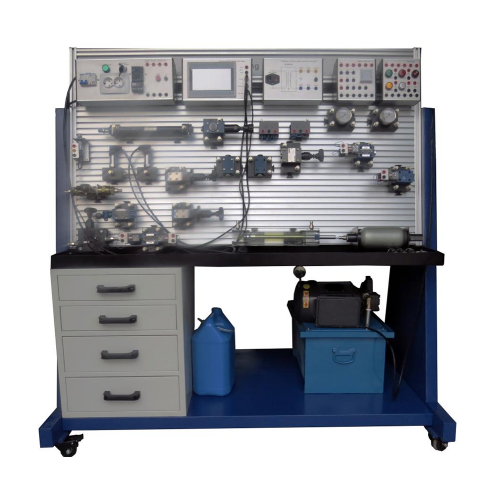 Double Sided Hydraulic Training Workbench Mechatronics Training ...